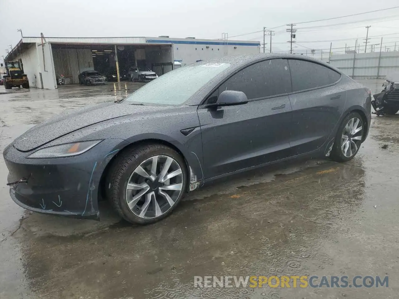 1 Photograph of a damaged car 5YJ3E1EB1RF722073 TESLA MODEL 3 2024