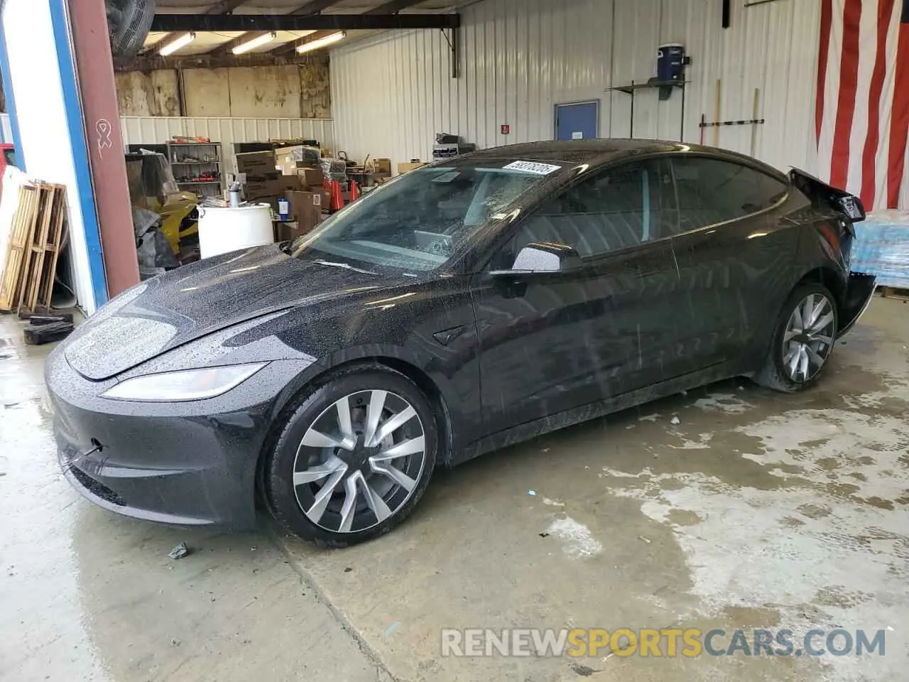 1 Photograph of a damaged car 5YJ3E1EB1RF735499 TESLA MODEL 3 2024