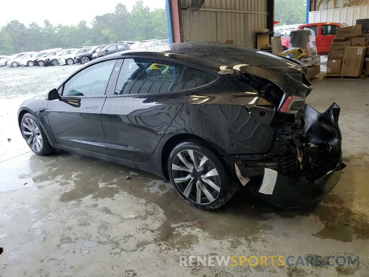 2 Photograph of a damaged car 5YJ3E1EB1RF735499 TESLA MODEL 3 2024