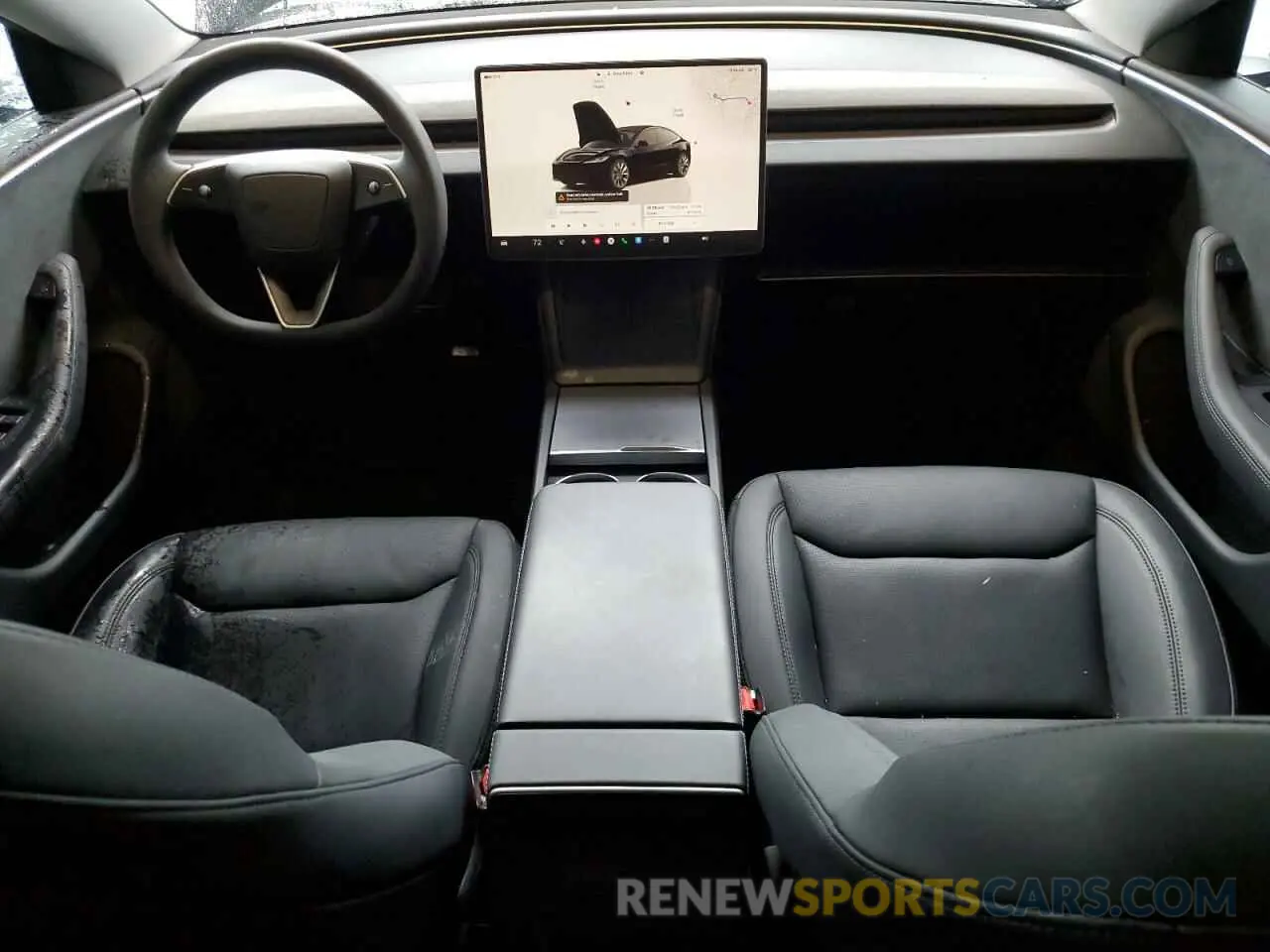 8 Photograph of a damaged car 5YJ3E1EB1RF735499 TESLA MODEL 3 2024