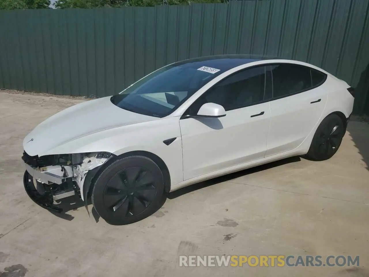 1 Photograph of a damaged car 5YJ3E1EB1RF755266 TESLA MODEL 3 2024