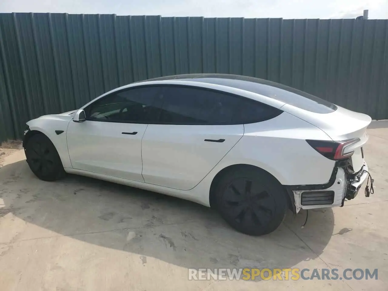 2 Photograph of a damaged car 5YJ3E1EB1RF755266 TESLA MODEL 3 2024