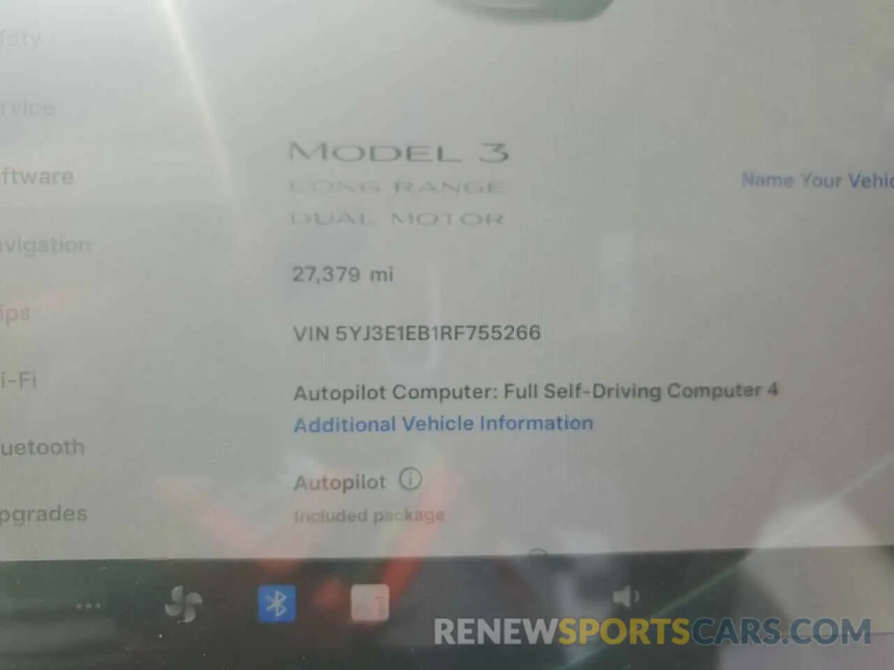 9 Photograph of a damaged car 5YJ3E1EB1RF755266 TESLA MODEL 3 2024