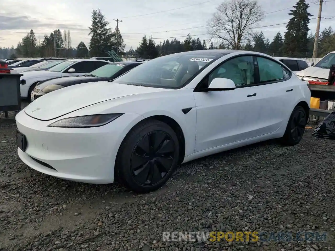 1 Photograph of a damaged car 5YJ3E1EB1RF770544 TESLA MODEL 3 2024