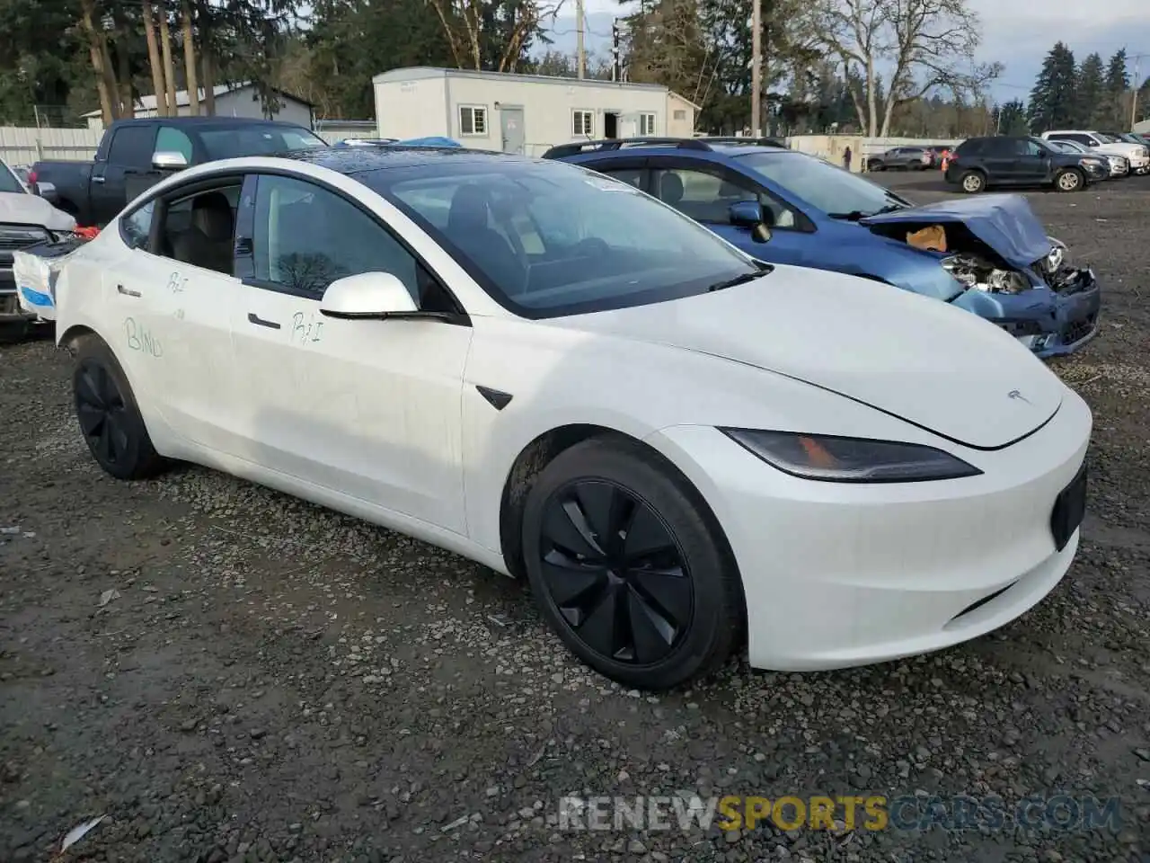 4 Photograph of a damaged car 5YJ3E1EB1RF770544 TESLA MODEL 3 2024