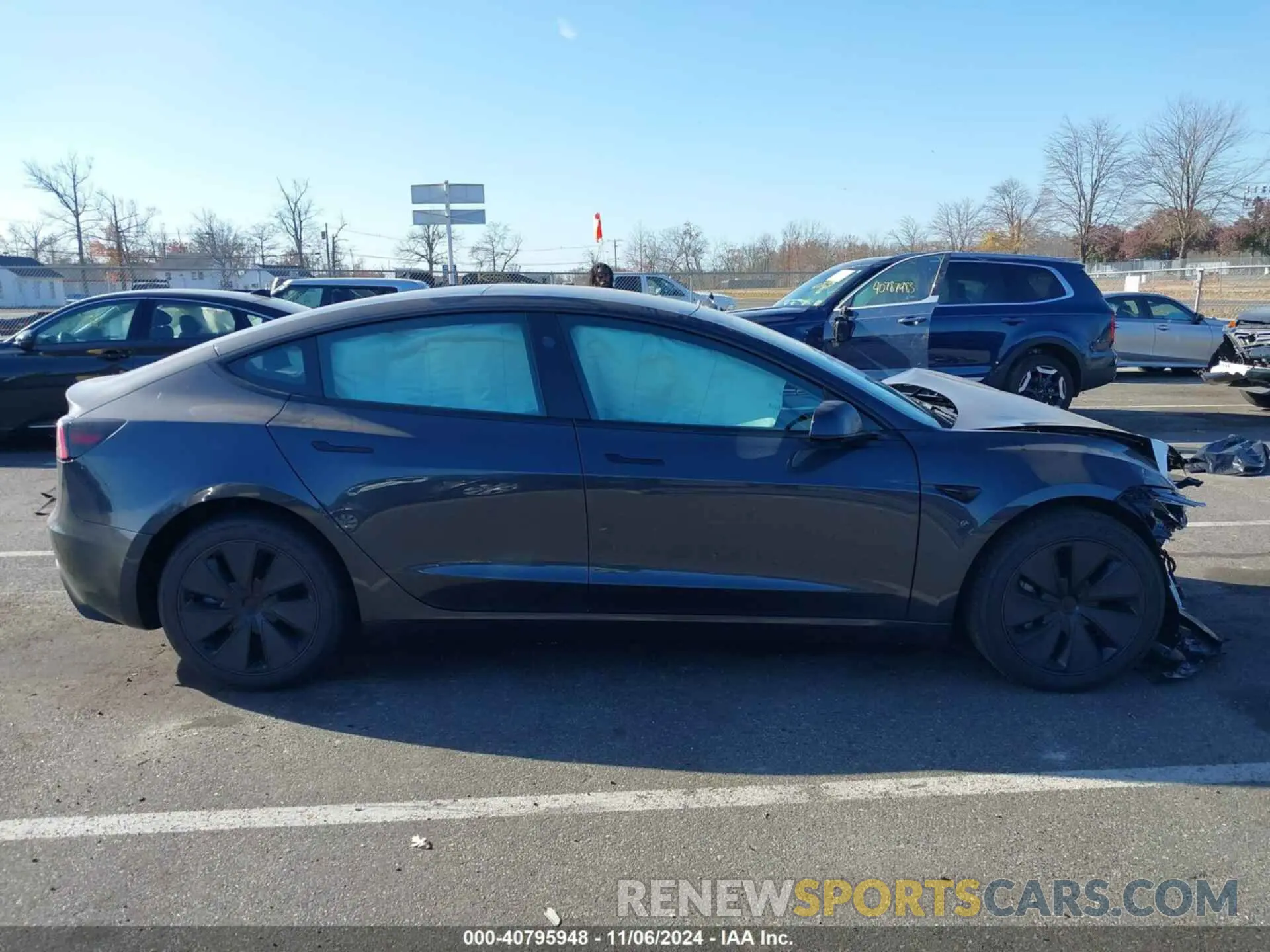 13 Photograph of a damaged car 5YJ3E1EB1RF787229 TESLA MODEL 3 2024