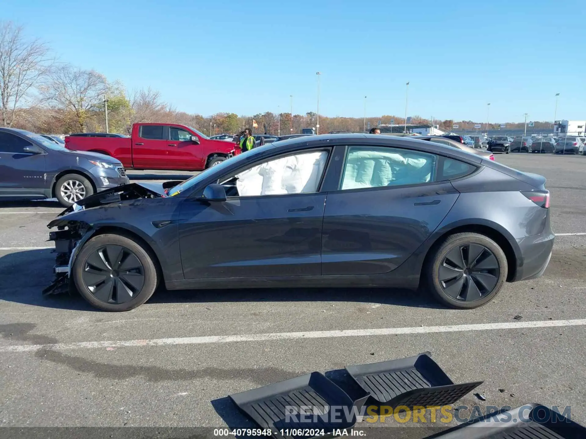 14 Photograph of a damaged car 5YJ3E1EB1RF787229 TESLA MODEL 3 2024
