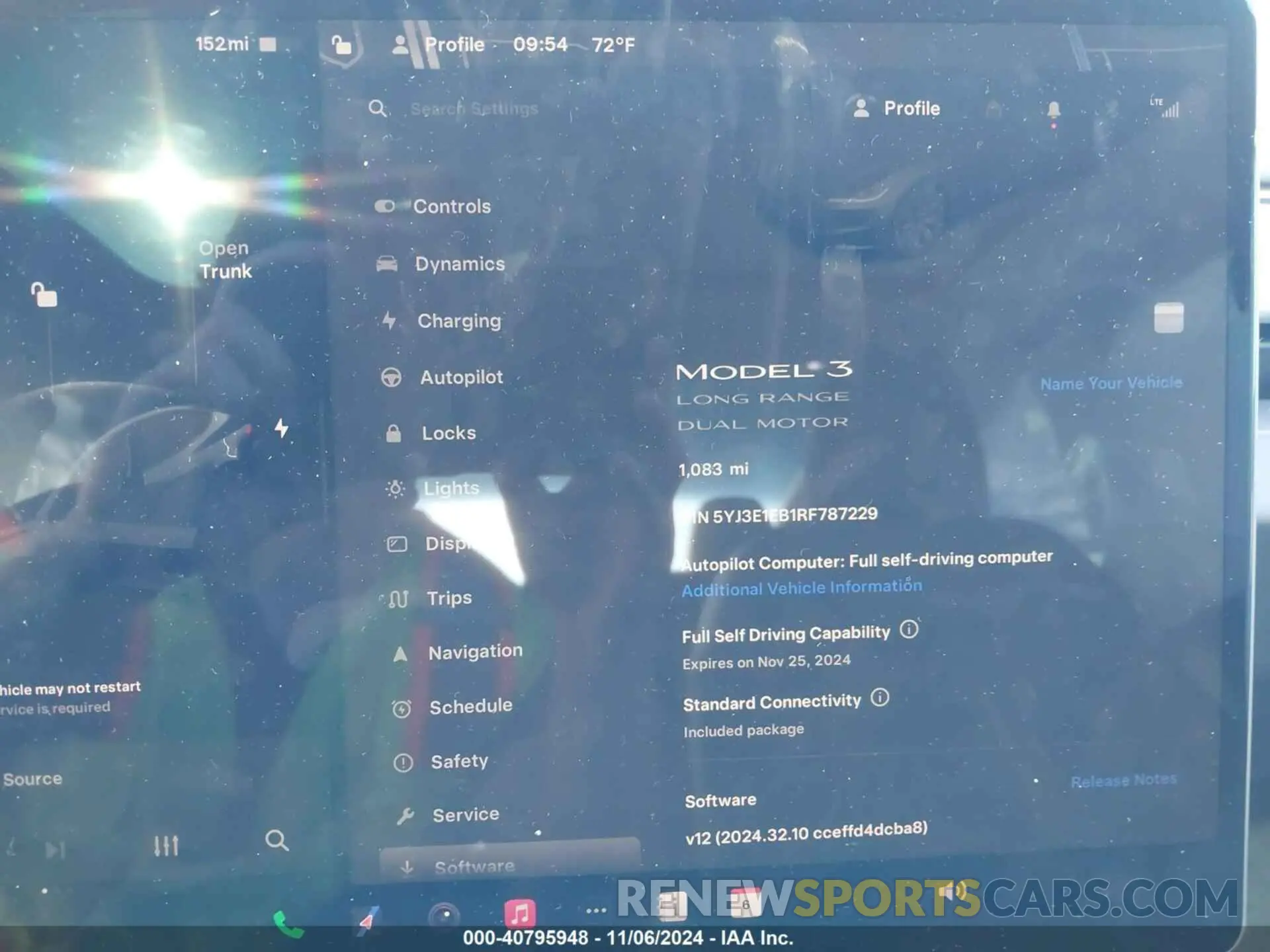 7 Photograph of a damaged car 5YJ3E1EB1RF787229 TESLA MODEL 3 2024