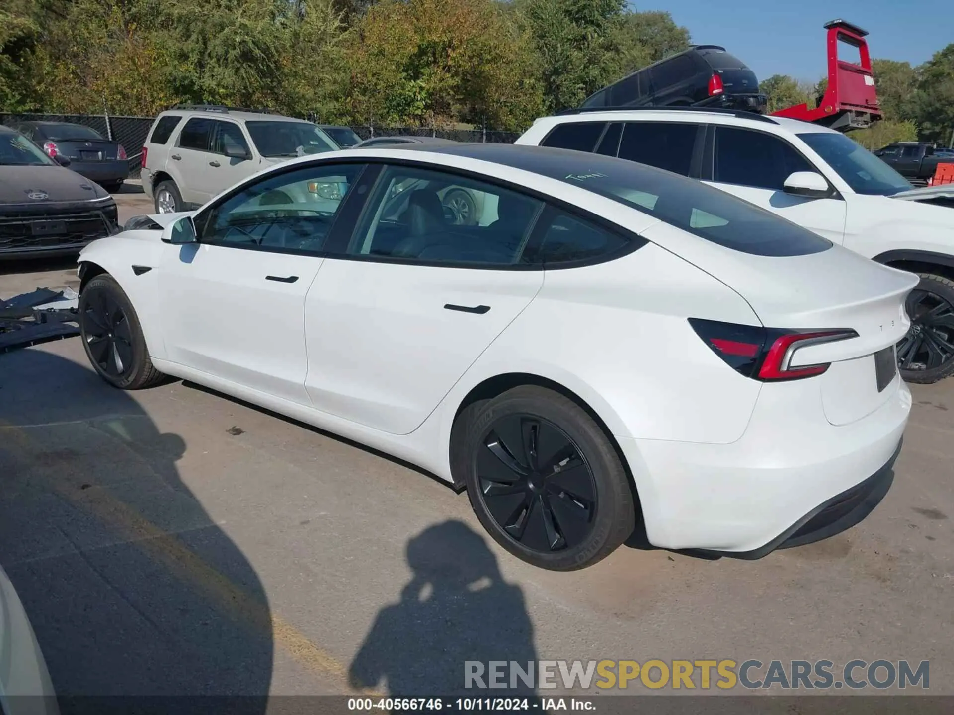 3 Photograph of a damaged car 5YJ3E1EB1RF792558 TESLA MODEL 3 2024