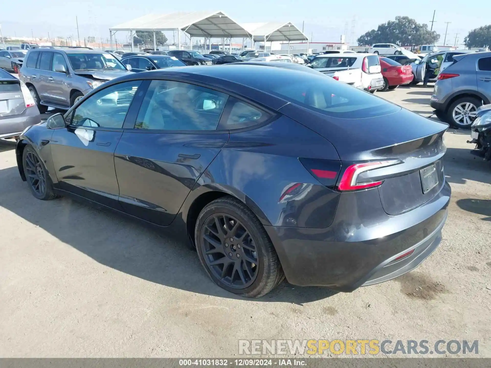 3 Photograph of a damaged car 5YJ3E1EB1RF797016 TESLA MODEL 3 2024