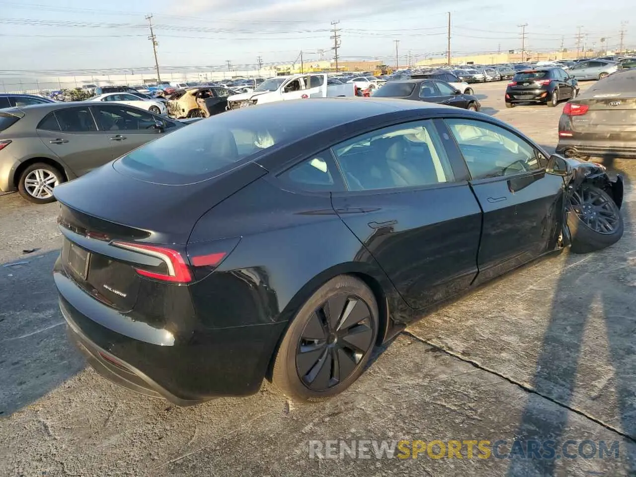 3 Photograph of a damaged car 5YJ3E1EB1RF799493 TESLA MODEL 3 2024