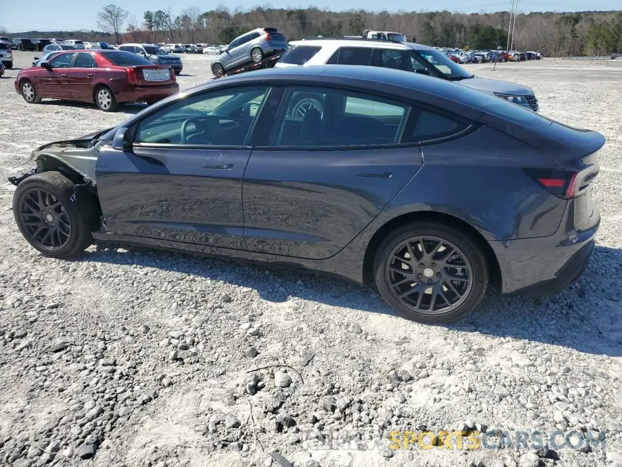2 Photograph of a damaged car 5YJ3E1EB1RF799509 TESLA MODEL 3 2024