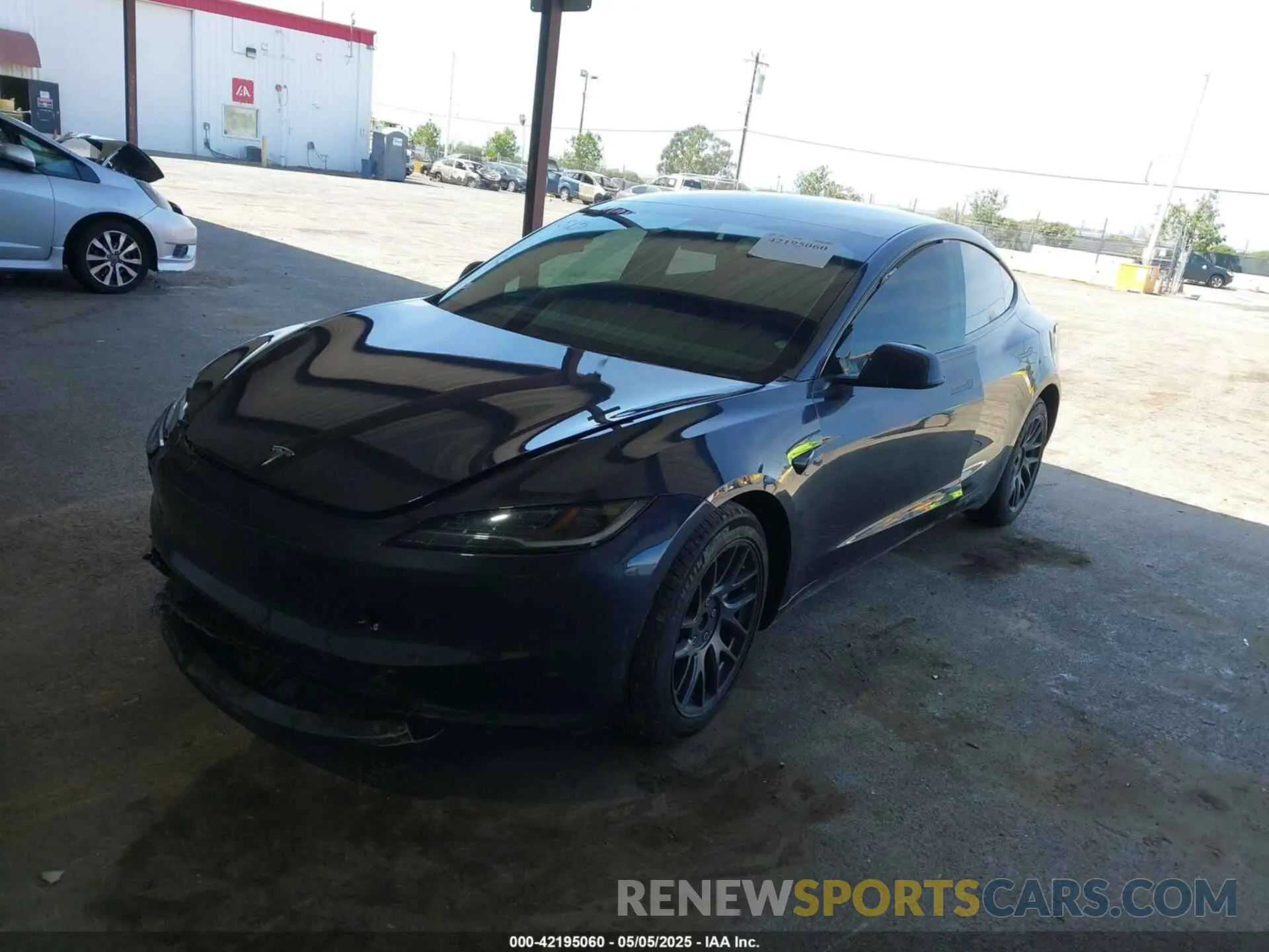2 Photograph of a damaged car 5YJ3E1EB1RF816244 TESLA MODEL 3 2024