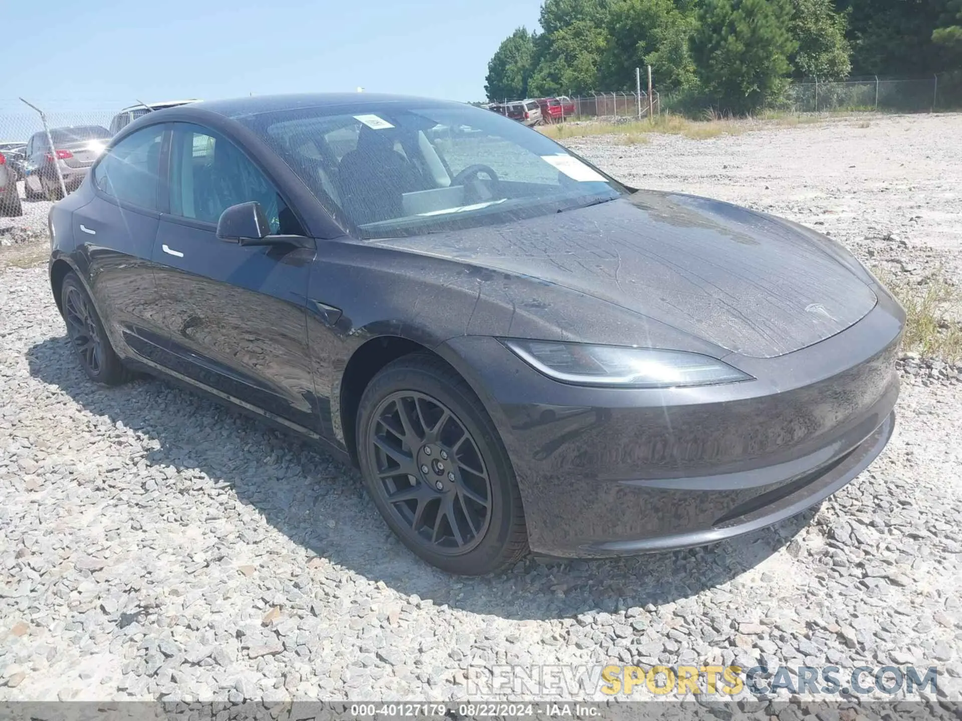 1 Photograph of a damaged car 5YJ3E1EB1RF821198 TESLA MODEL 3 2024