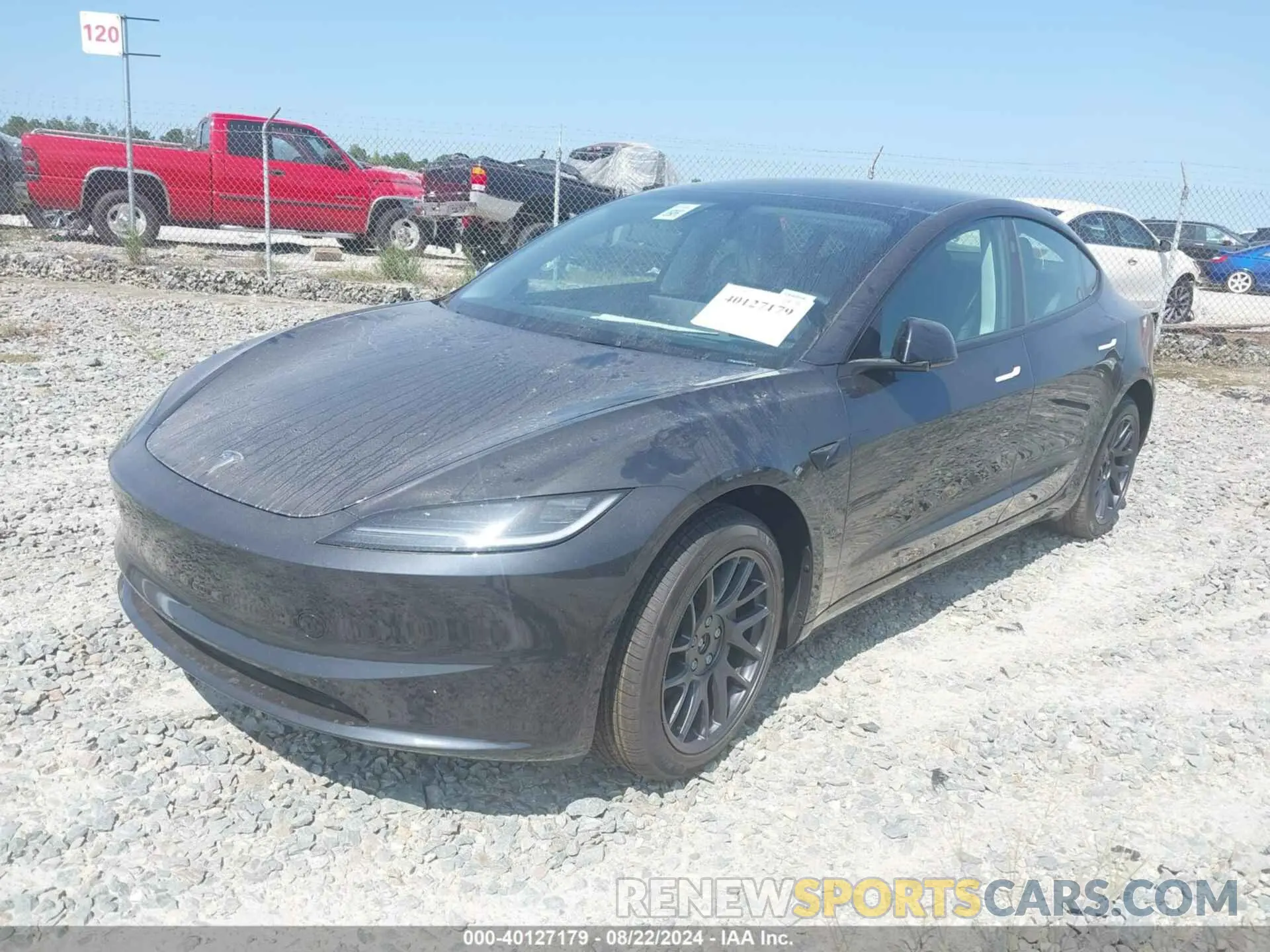 2 Photograph of a damaged car 5YJ3E1EB1RF821198 TESLA MODEL 3 2024