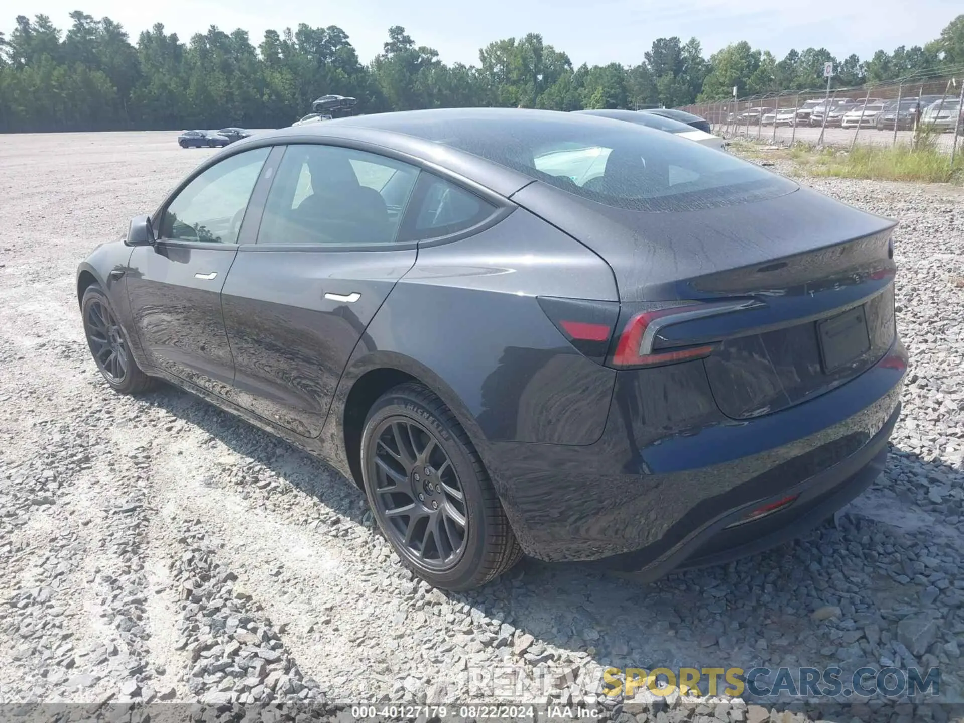 3 Photograph of a damaged car 5YJ3E1EB1RF821198 TESLA MODEL 3 2024