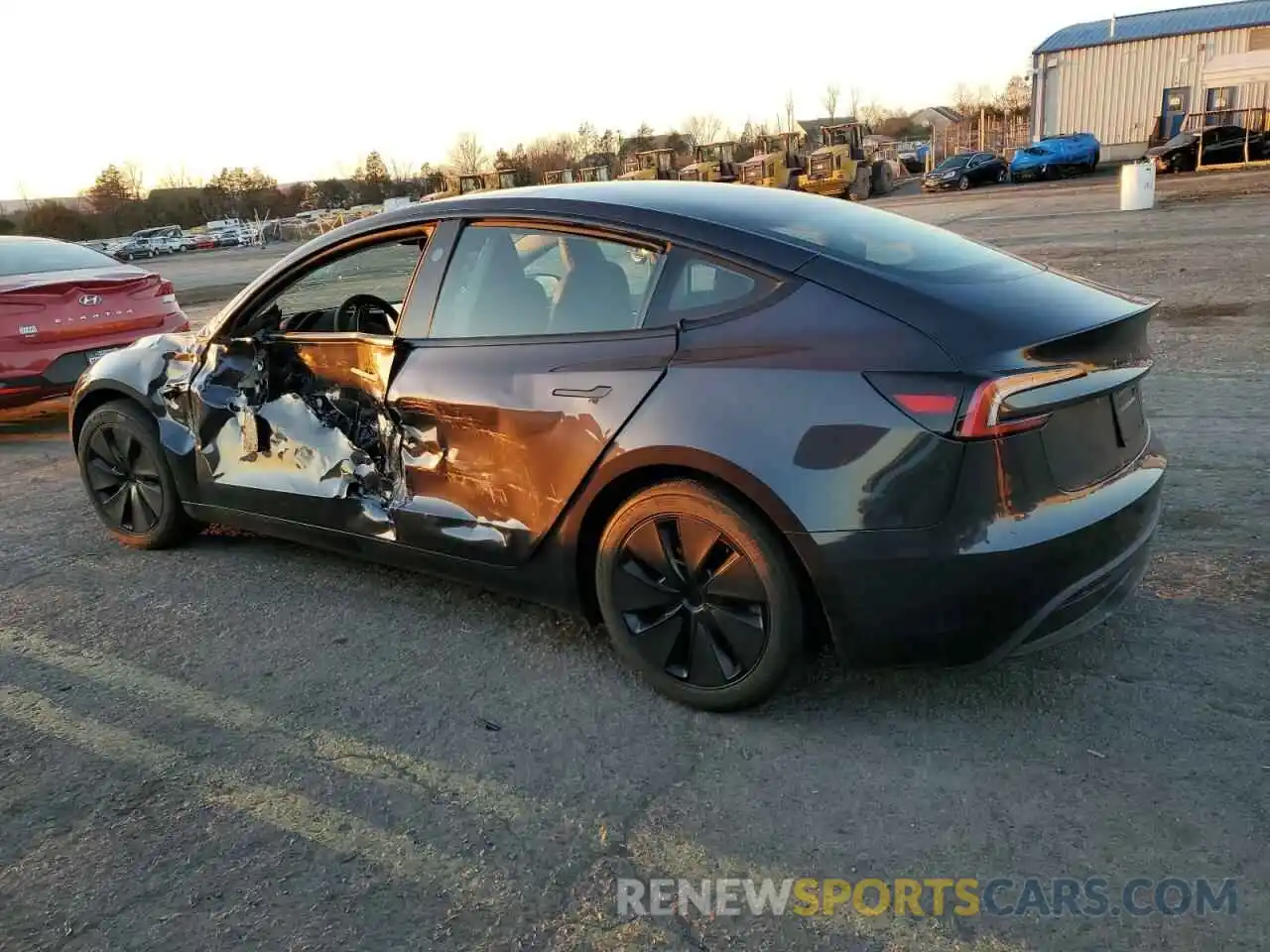 2 Photograph of a damaged car 5YJ3E1EB1RF828734 TESLA MODEL 3 2024