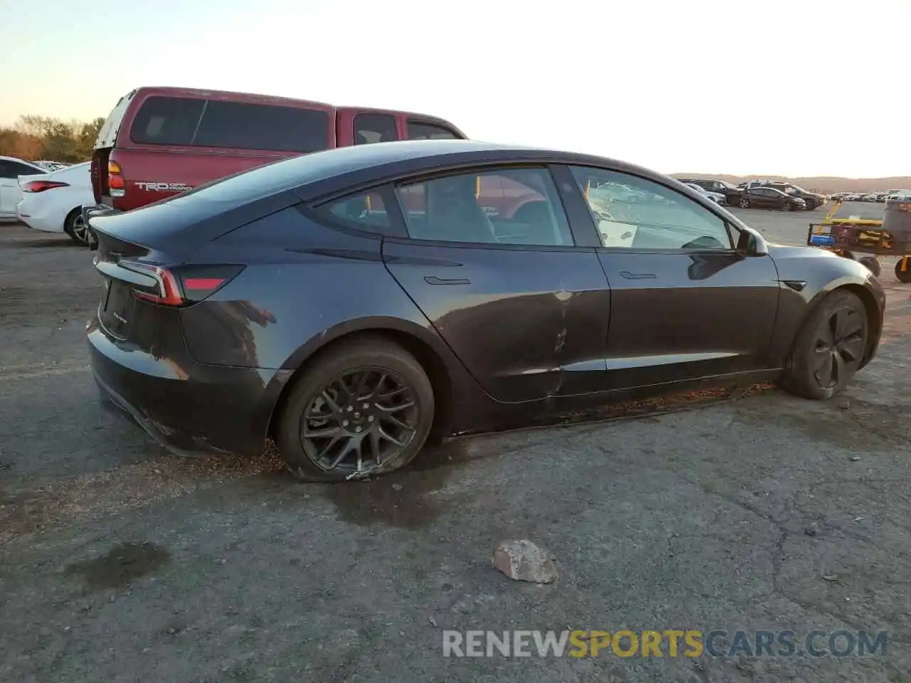 3 Photograph of a damaged car 5YJ3E1EB1RF828734 TESLA MODEL 3 2024