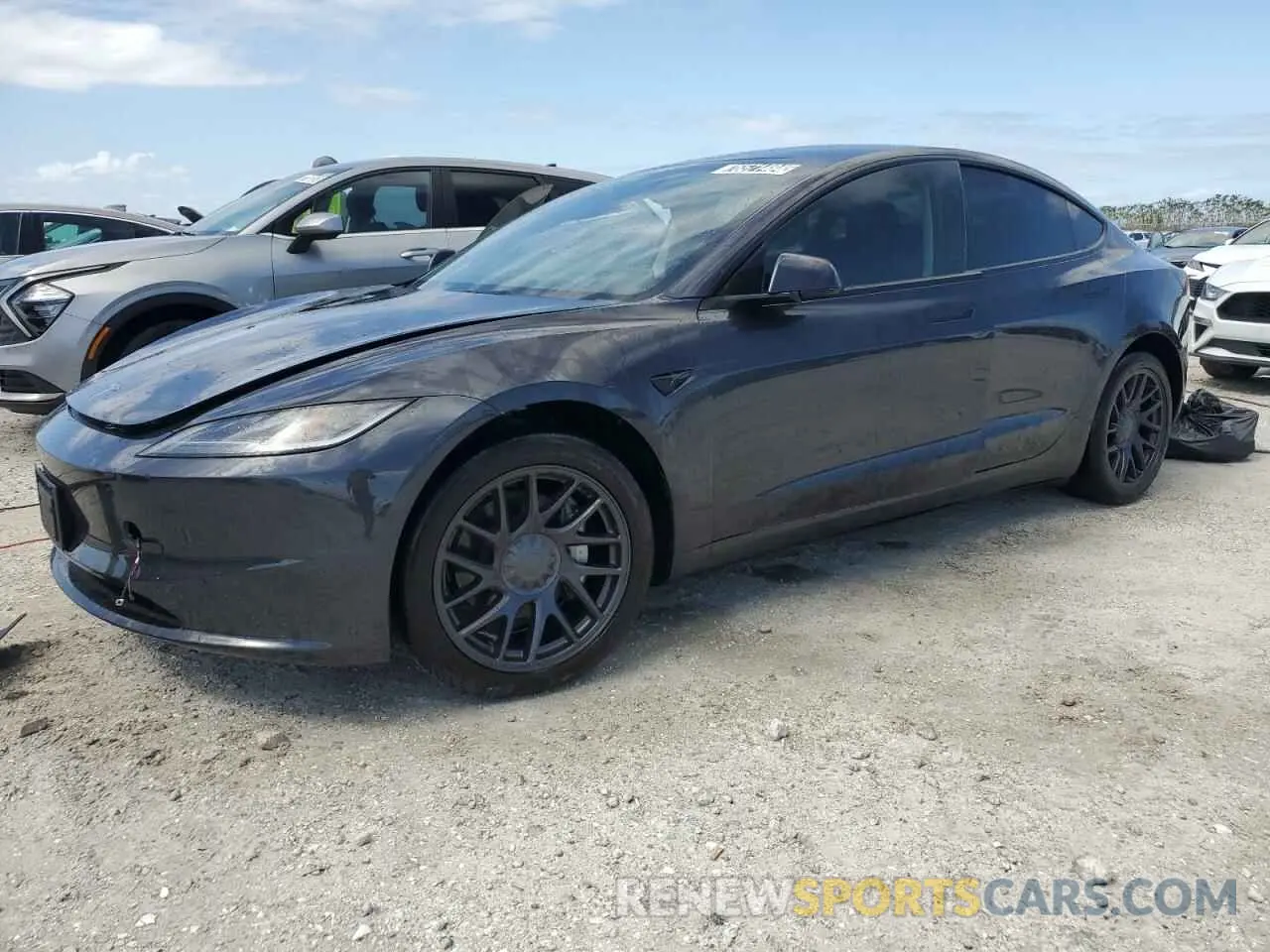 1 Photograph of a damaged car 5YJ3E1EB2RF722552 TESLA MODEL 3 2024