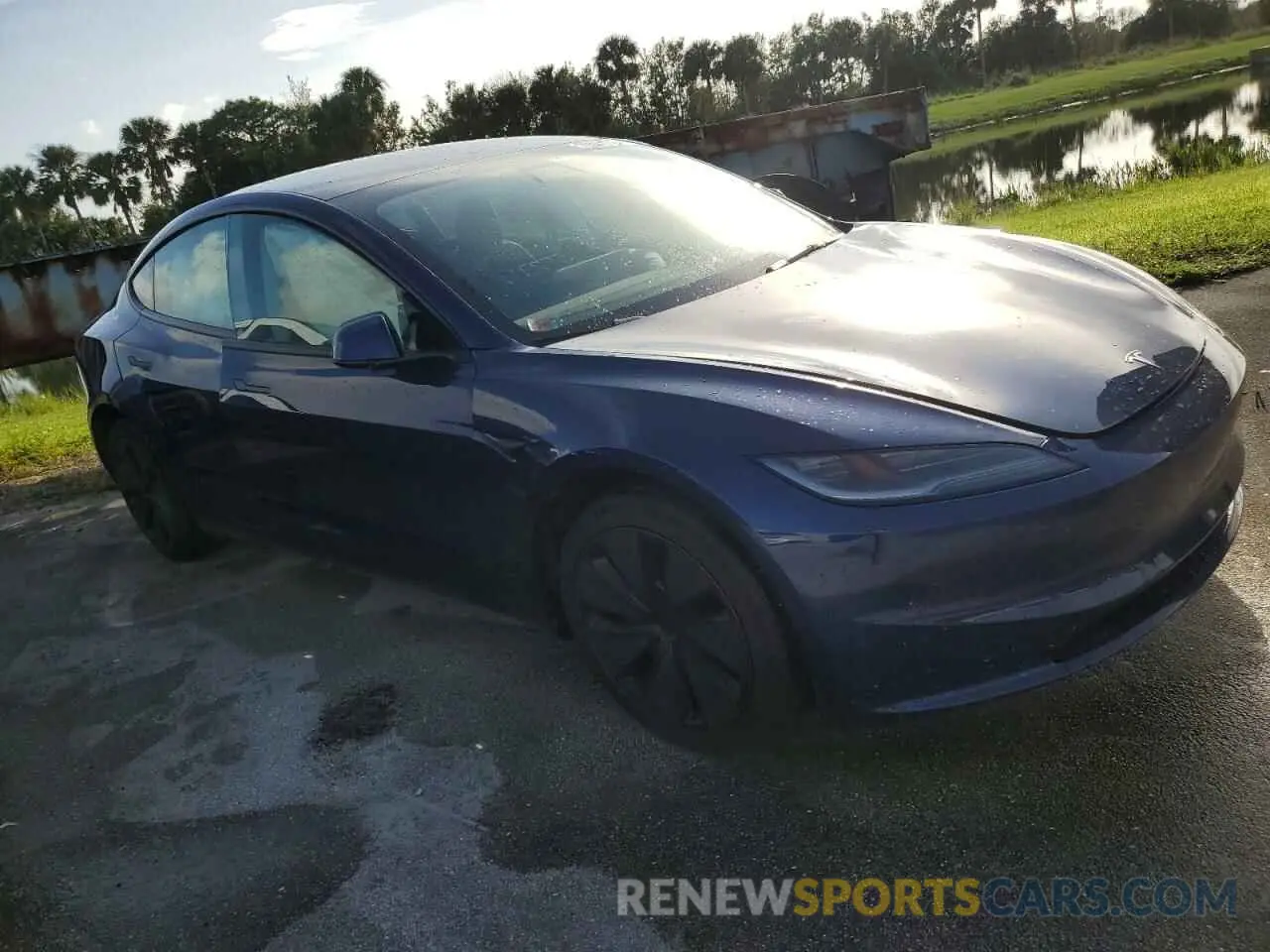 4 Photograph of a damaged car 5YJ3E1EB2RF759018 TESLA MODEL 3 2024