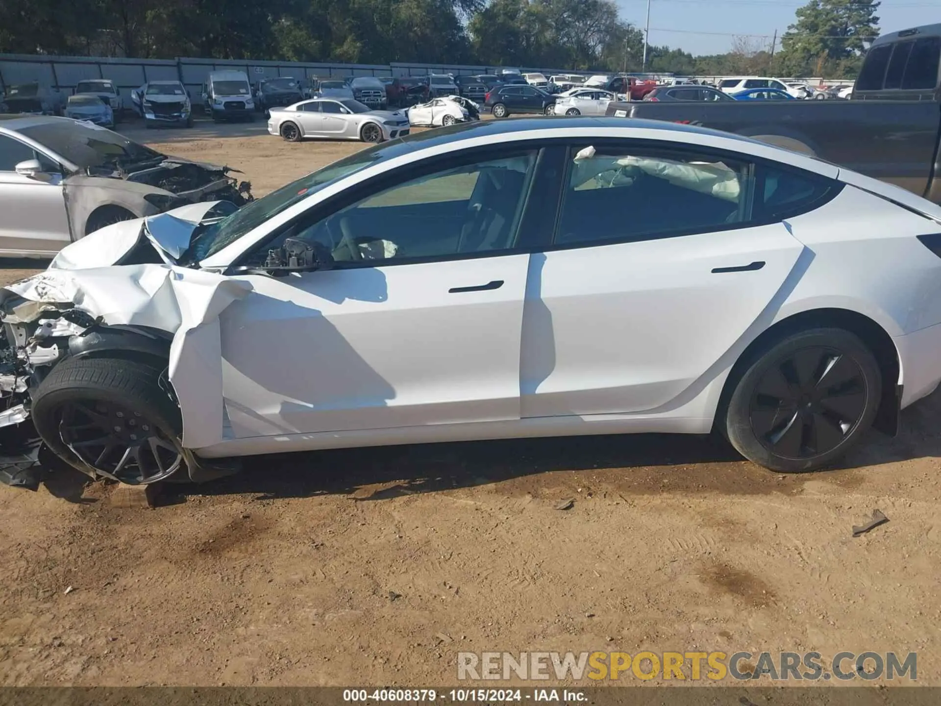 14 Photograph of a damaged car 5YJ3E1EB2RF796263 TESLA MODEL 3 2024