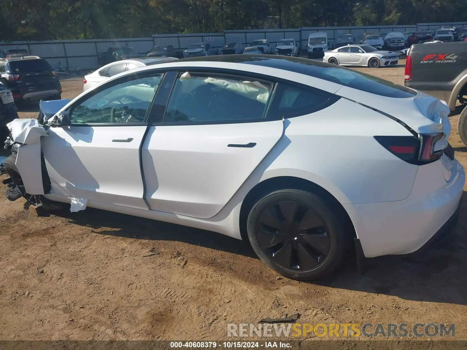 3 Photograph of a damaged car 5YJ3E1EB2RF796263 TESLA MODEL 3 2024