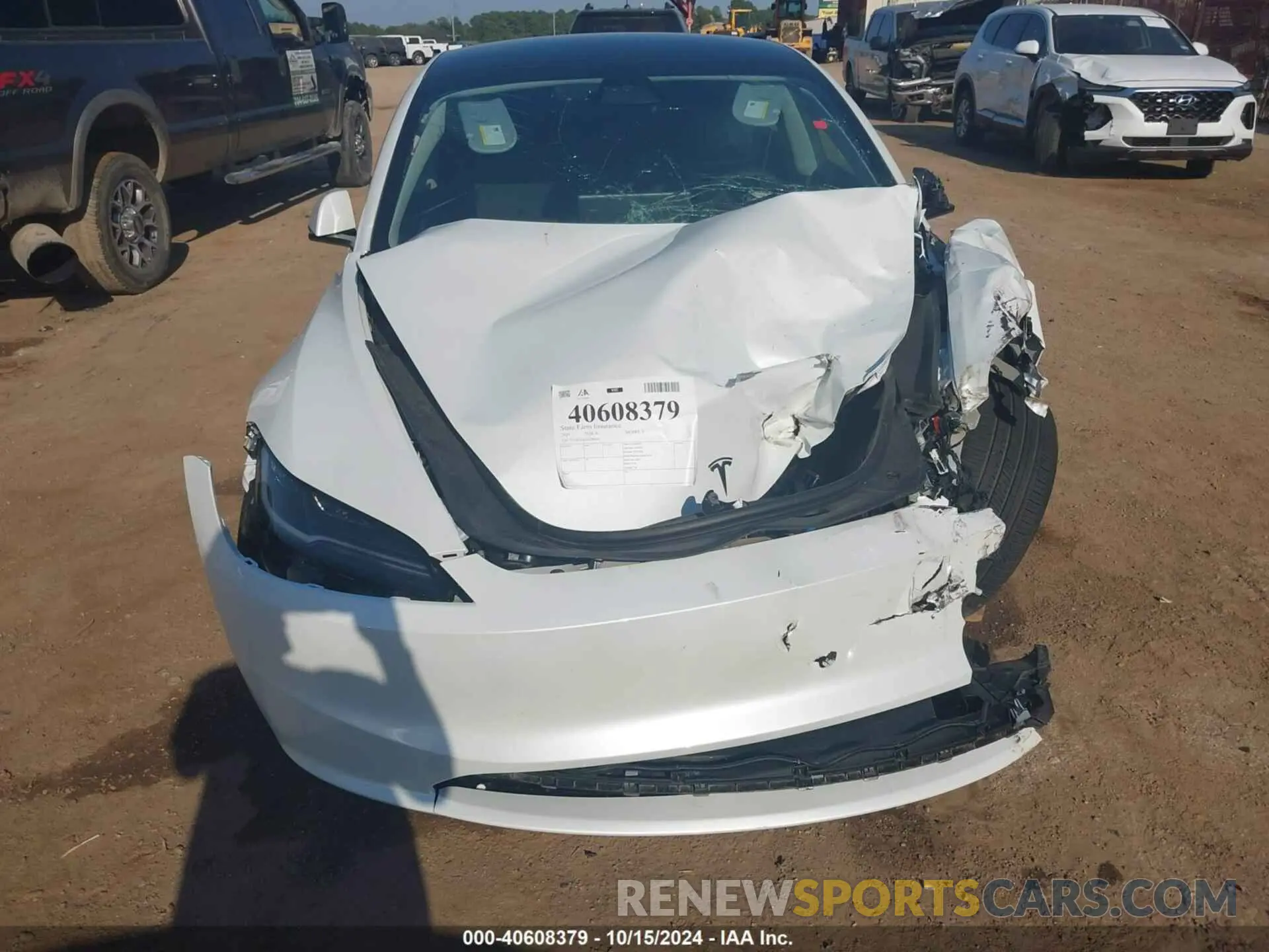 6 Photograph of a damaged car 5YJ3E1EB2RF796263 TESLA MODEL 3 2024