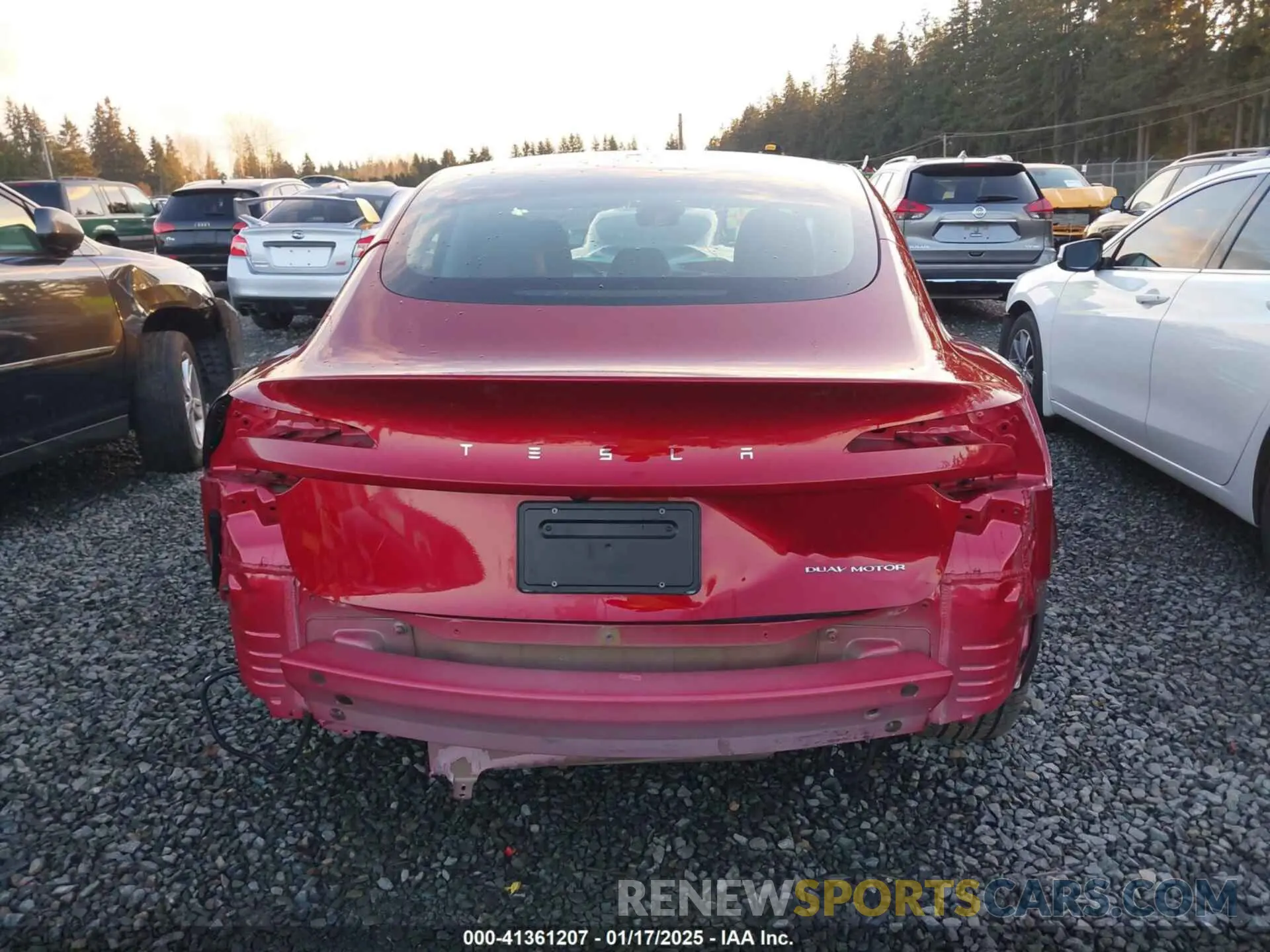 17 Photograph of a damaged car 5YJ3E1EB2RF816141 TESLA MODEL 3 2024