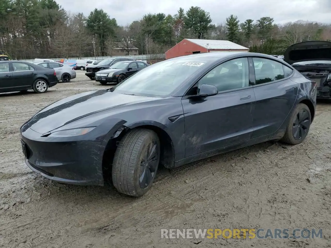 1 Photograph of a damaged car 5YJ3E1EB2RF816463 TESLA MODEL 3 2024