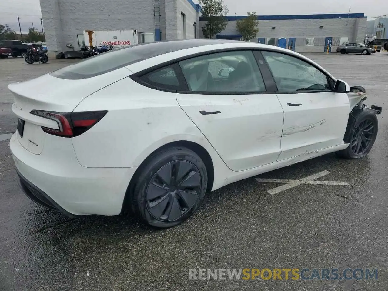 3 Photograph of a damaged car 5YJ3E1EB2RF819623 TESLA MODEL 3 2024