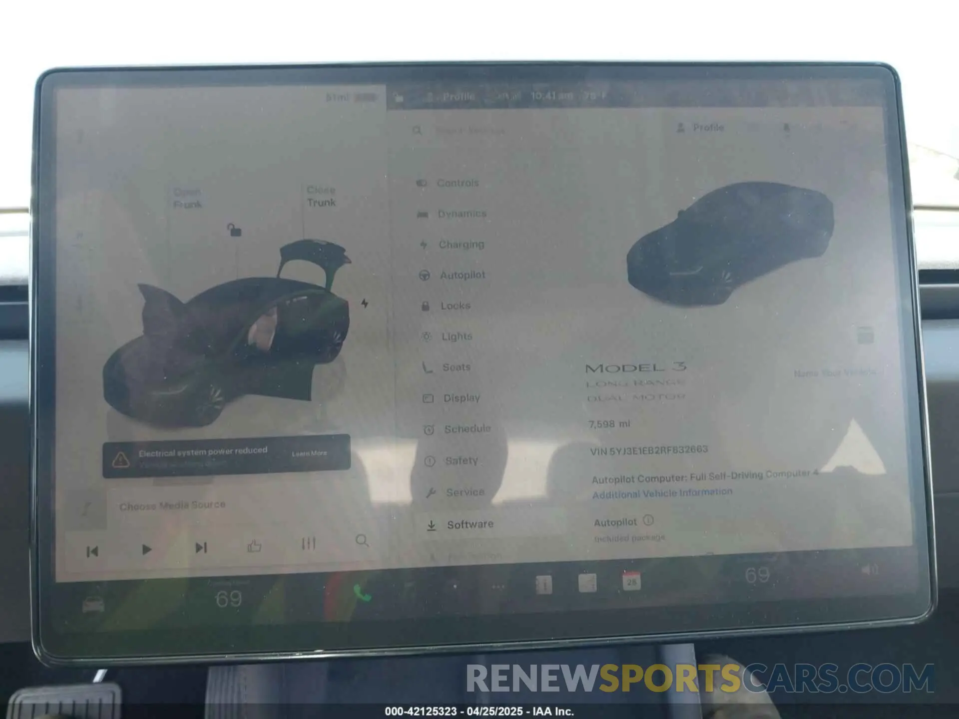 7 Photograph of a damaged car 5YJ3E1EB2RF832663 TESLA MODEL 3 2024