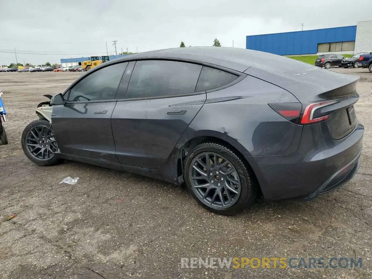 2 Photograph of a damaged car 5YJ3E1EB3RF721930 TESLA MODEL 3 2024