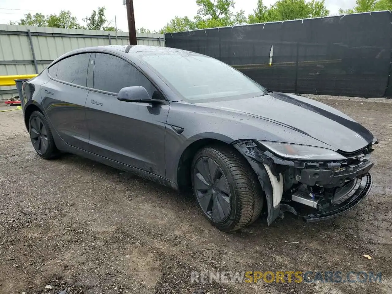 4 Photograph of a damaged car 5YJ3E1EB3RF721930 TESLA MODEL 3 2024