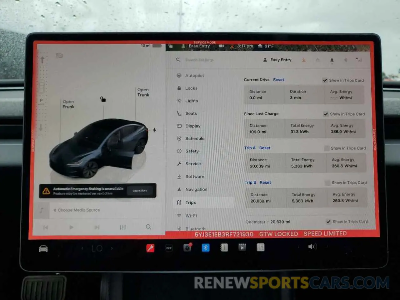 9 Photograph of a damaged car 5YJ3E1EB3RF721930 TESLA MODEL 3 2024