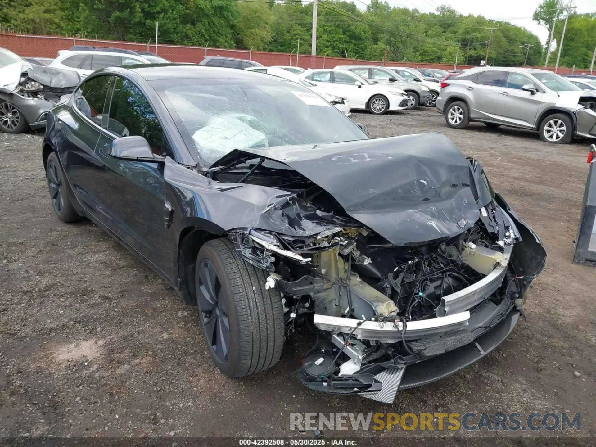 6 Photograph of a damaged car 5YJ3E1EB3RF729817 TESLA MODEL 3 2024