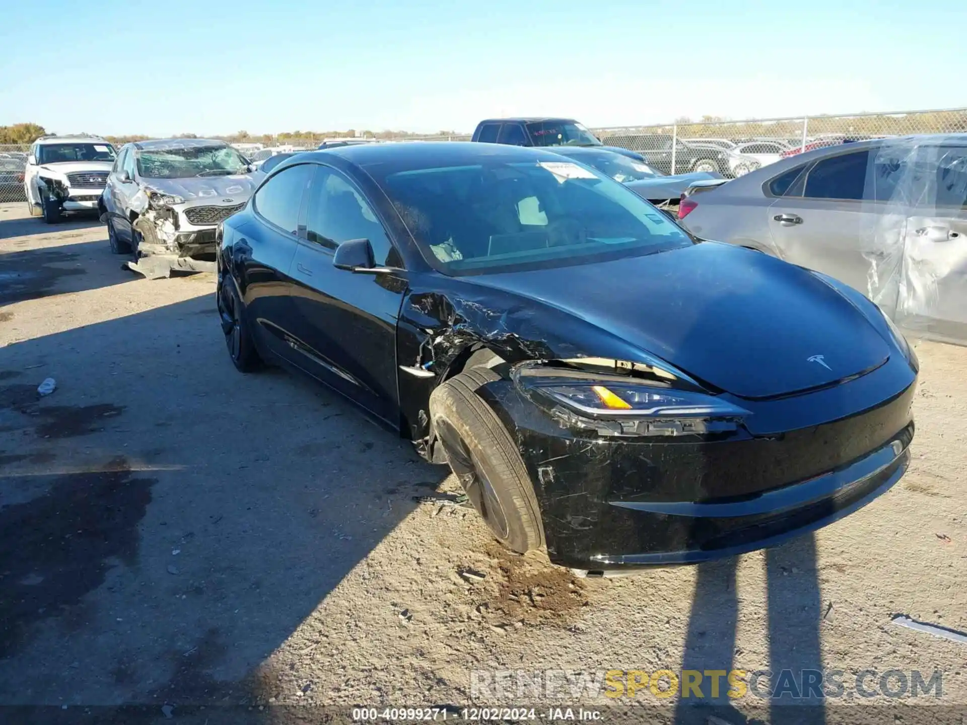 6 Photograph of a damaged car 5YJ3E1EB3RF800644 TESLA MODEL 3 2024