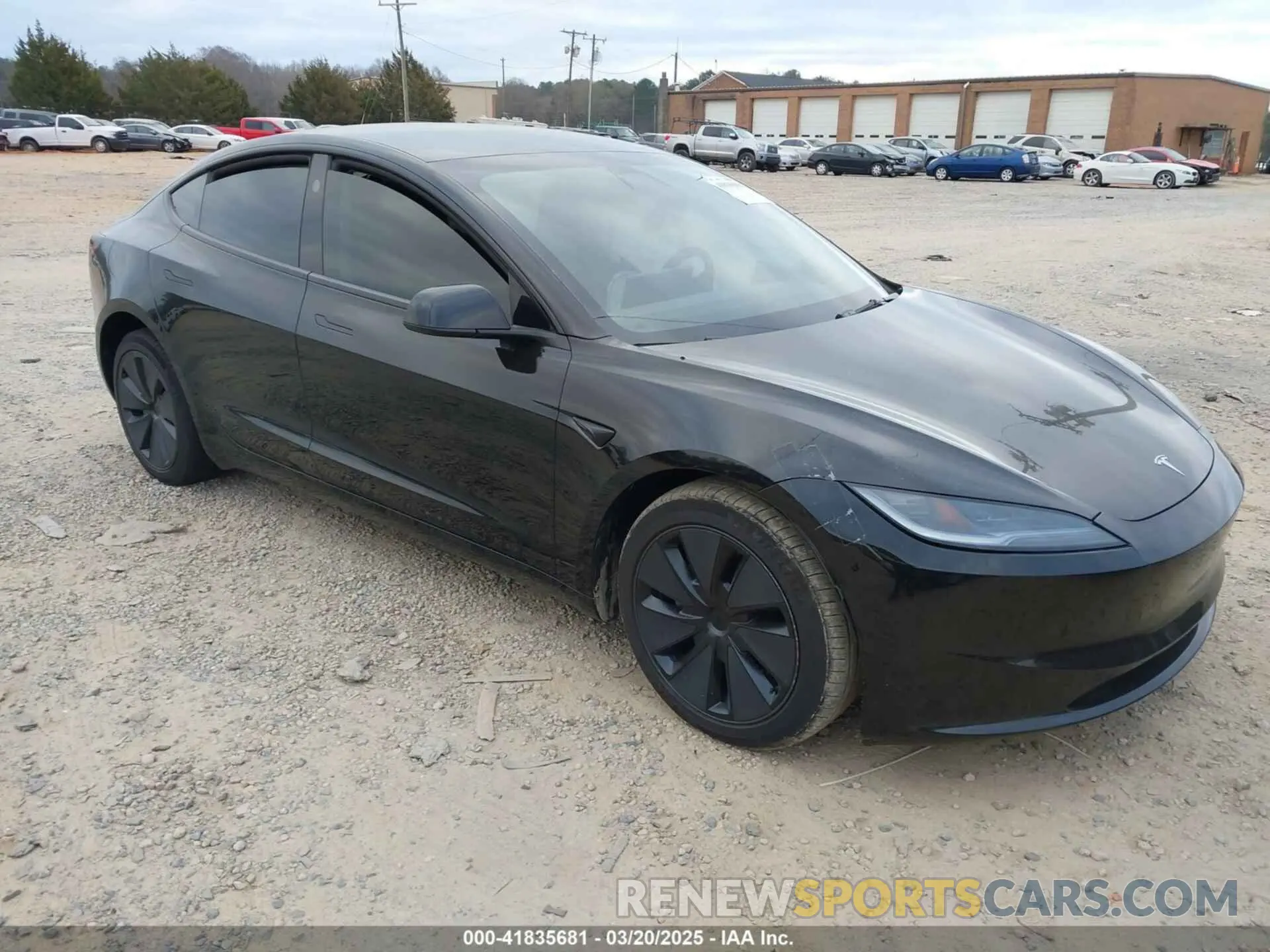 1 Photograph of a damaged car 5YJ3E1EB3RF807688 TESLA MODEL 3 2024