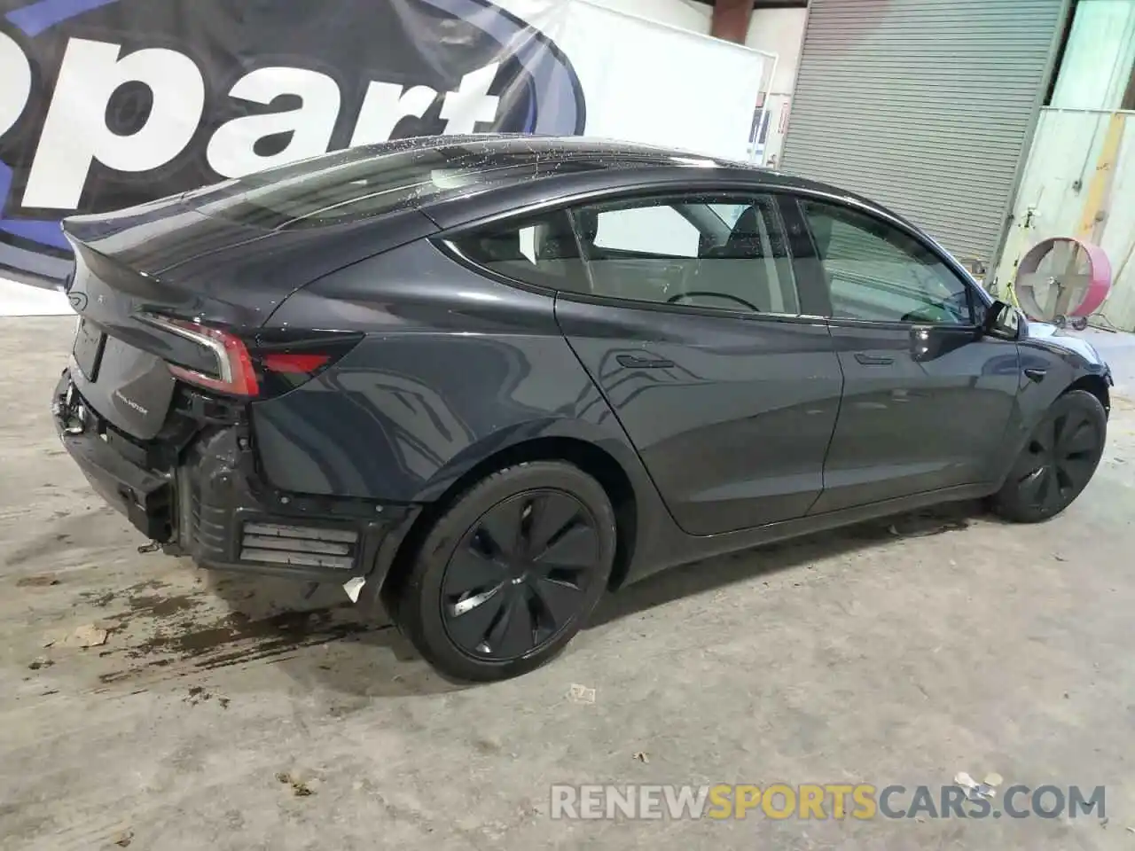 3 Photograph of a damaged car 5YJ3E1EB4RF743063 TESLA MODEL 3 2024