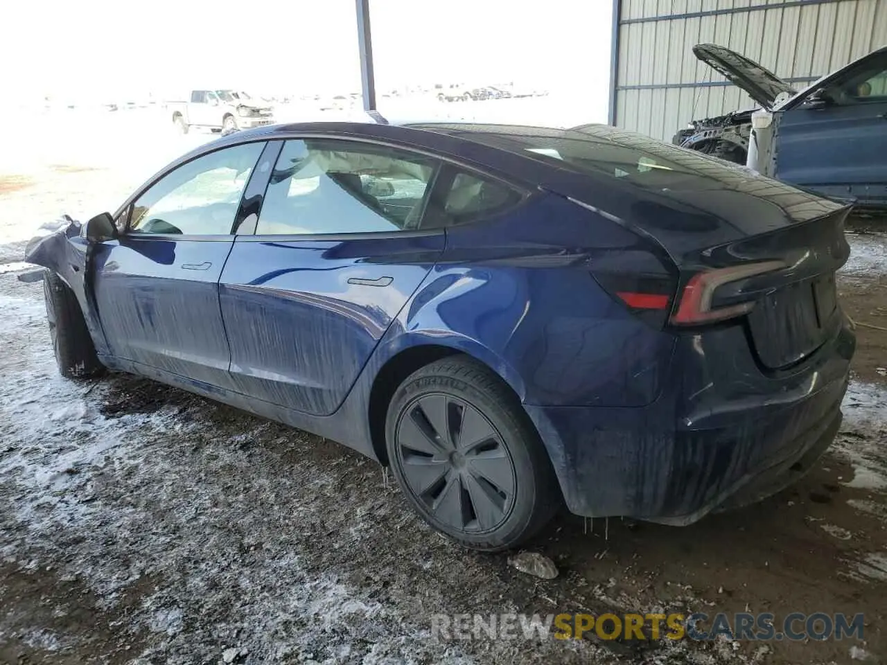 2 Photograph of a damaged car 5YJ3E1EB4RF751163 TESLA MODEL 3 2024