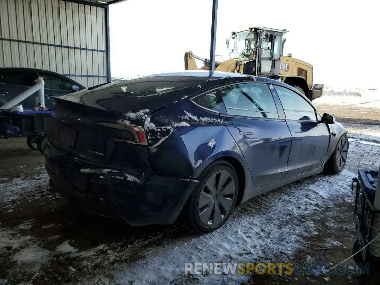 3 Photograph of a damaged car 5YJ3E1EB4RF751163 TESLA MODEL 3 2024