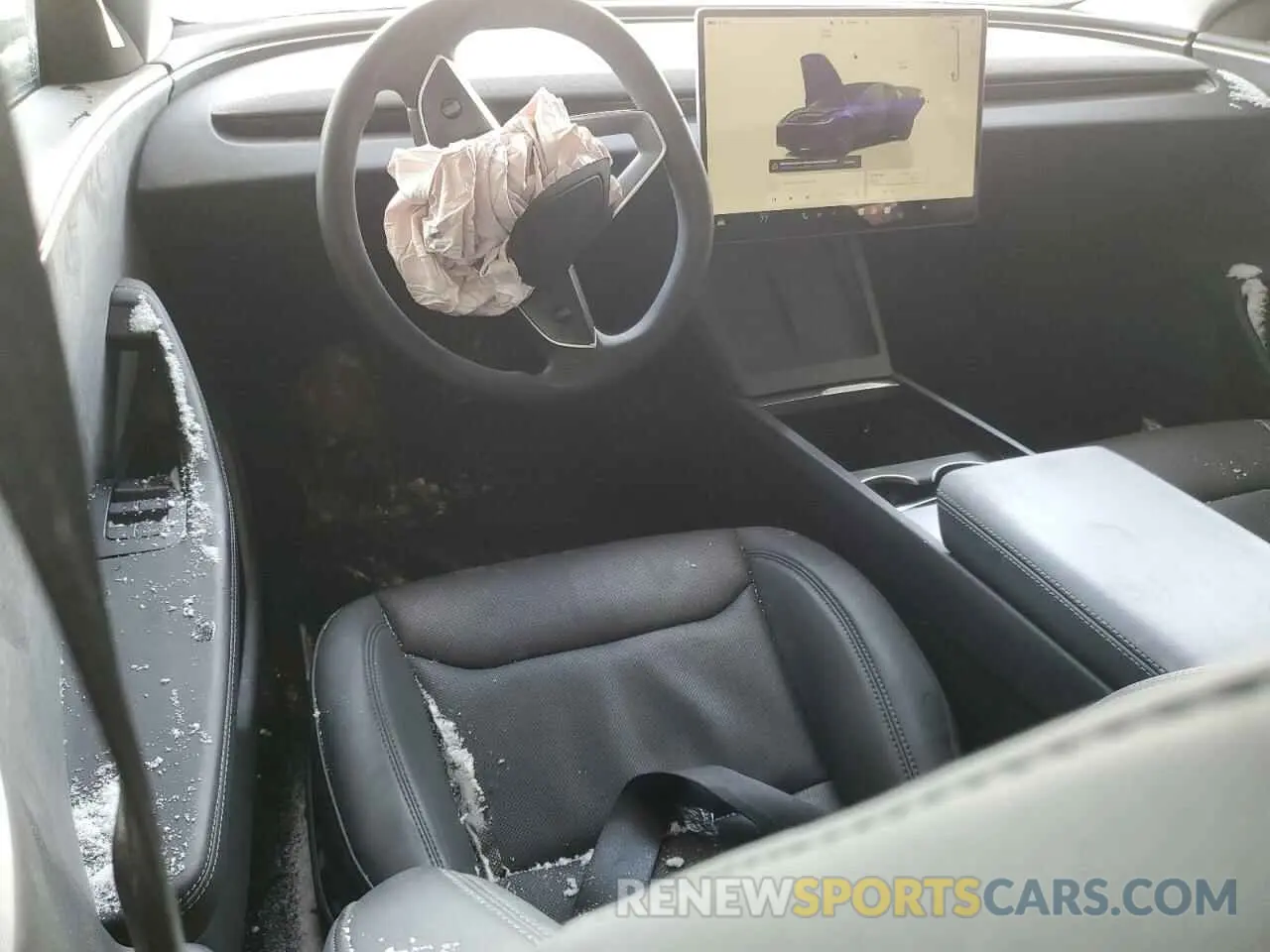 8 Photograph of a damaged car 5YJ3E1EB4RF751163 TESLA MODEL 3 2024