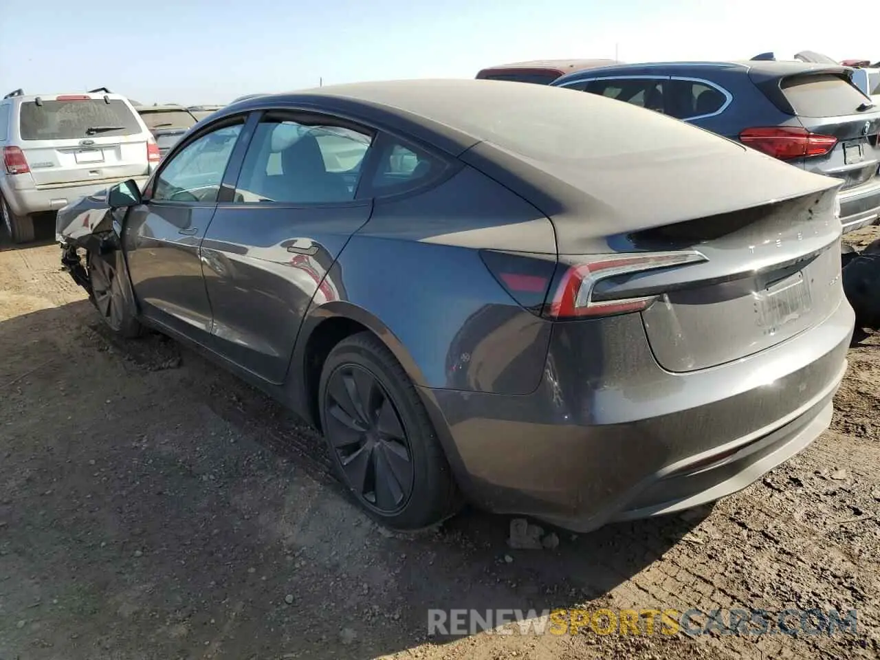 2 Photograph of a damaged car 5YJ3E1EB4RF793879 TESLA MODEL 3 2024