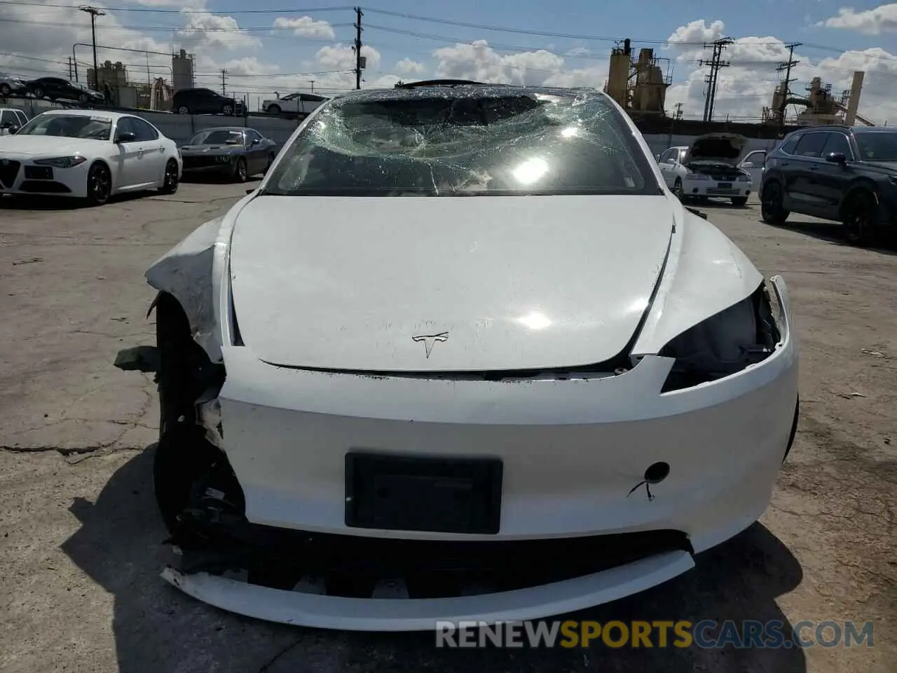 5 Photograph of a damaged car 5YJ3E1EB4RF811734 TESLA MODEL 3 2024