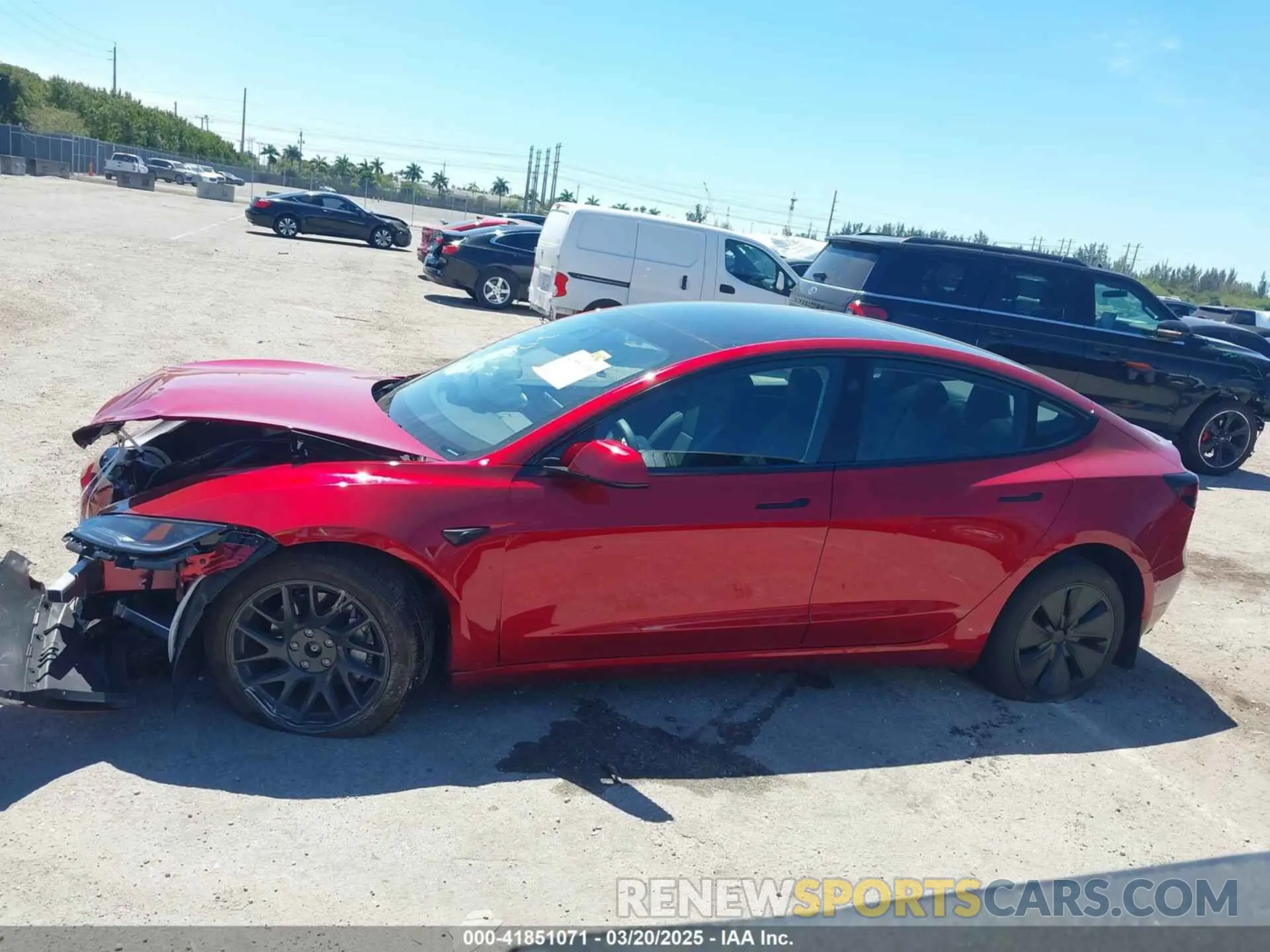13 Photograph of a damaged car 5YJ3E1EB4RF812673 TESLA MODEL 3 2024