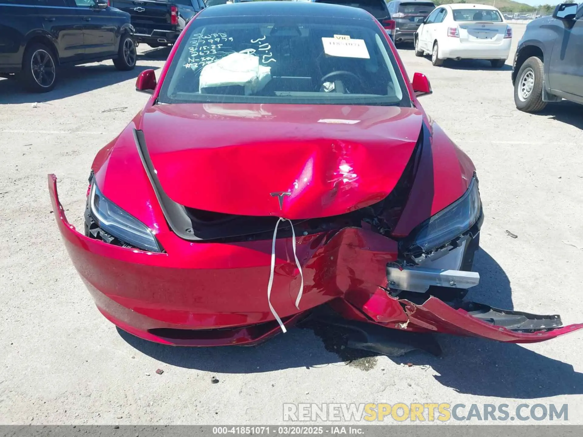 6 Photograph of a damaged car 5YJ3E1EB4RF812673 TESLA MODEL 3 2024