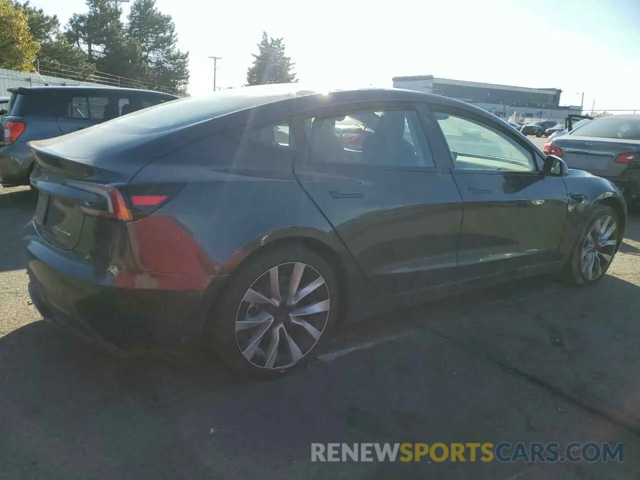 3 Photograph of a damaged car 5YJ3E1EB4RF813208 TESLA MODEL 3 2024