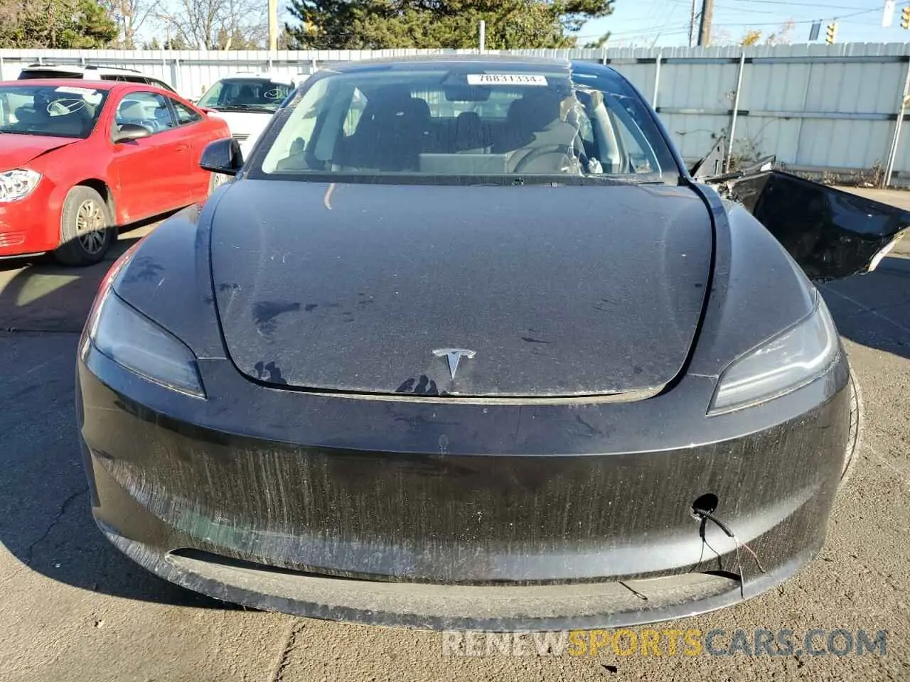 5 Photograph of a damaged car 5YJ3E1EB4RF813208 TESLA MODEL 3 2024