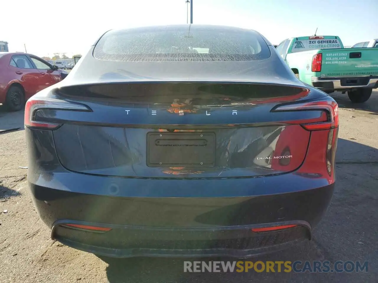 6 Photograph of a damaged car 5YJ3E1EB4RF813208 TESLA MODEL 3 2024