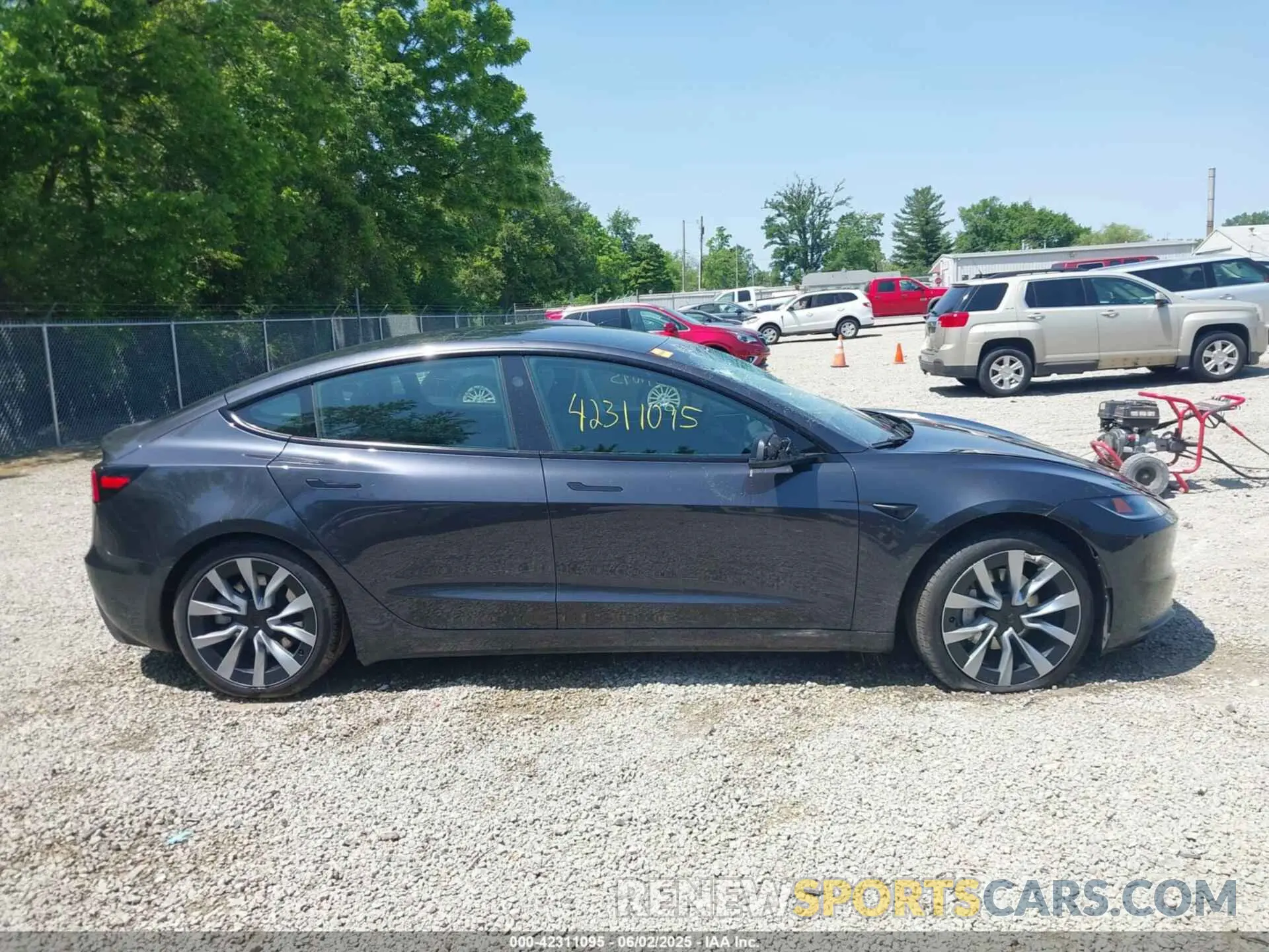 13 Photograph of a damaged car 5YJ3E1EB4RF834351 TESLA MODEL 3 2024