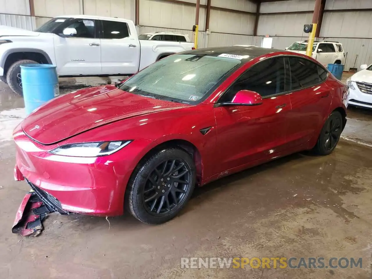 1 Photograph of a damaged car 5YJ3E1EB4RF844006 TESLA MODEL 3 2024